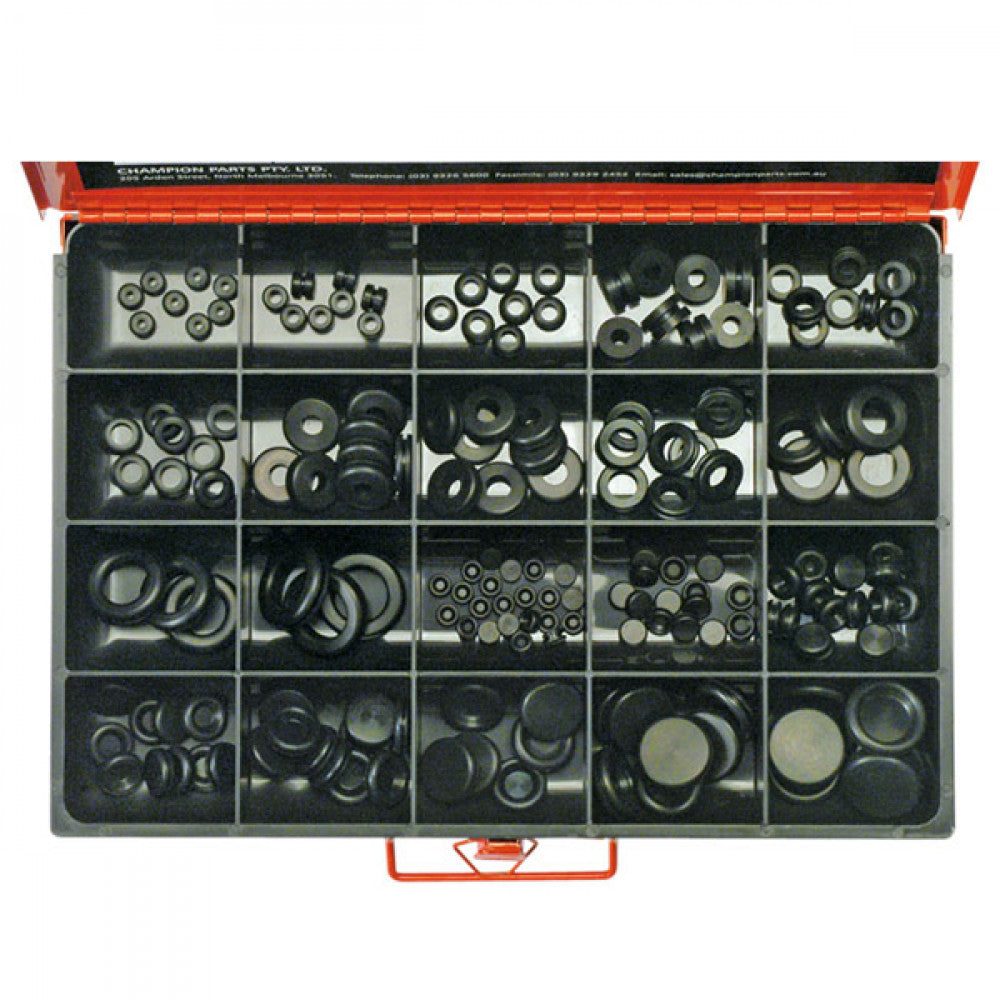 Champion Master Kit 172Pc Rubber Grommet Asst
