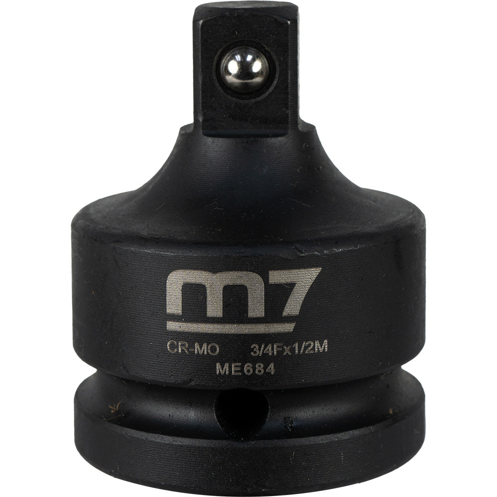 M7 Impact Adaptor 3/4in (F) x 1/2in (M) - Locking Ball Type