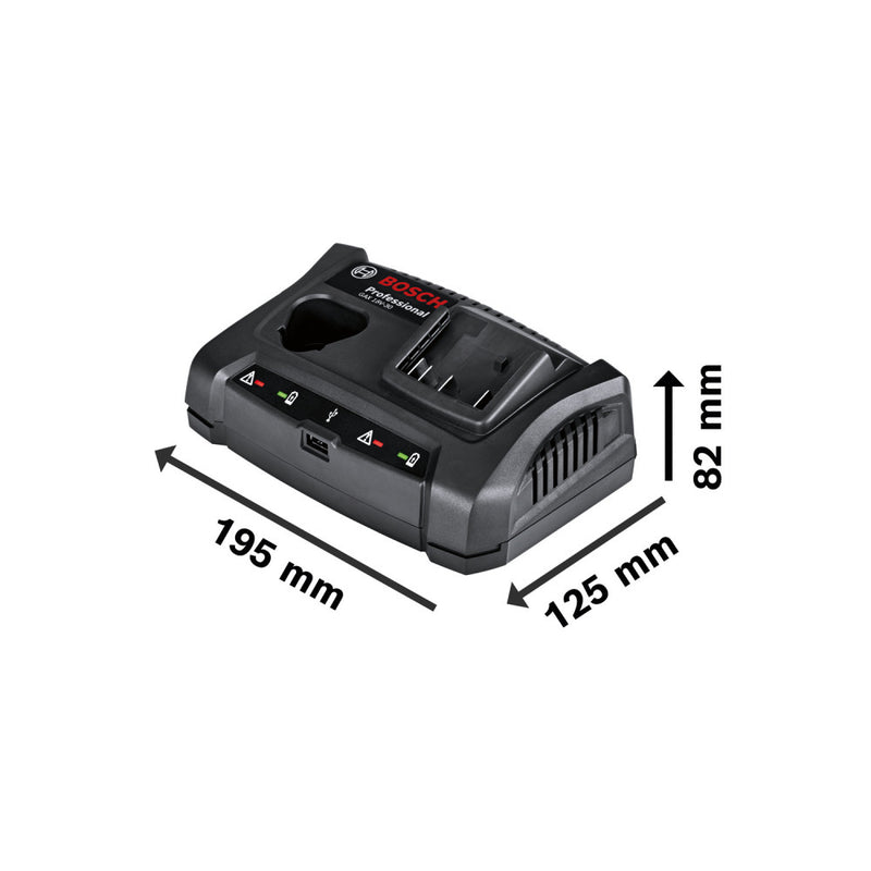 Bosch Charger - Dual-Bay Multi-Voltage USB