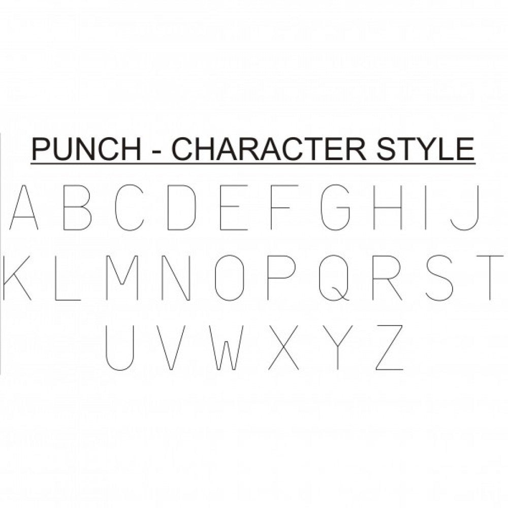 Letter Punch Set 8.0mm
