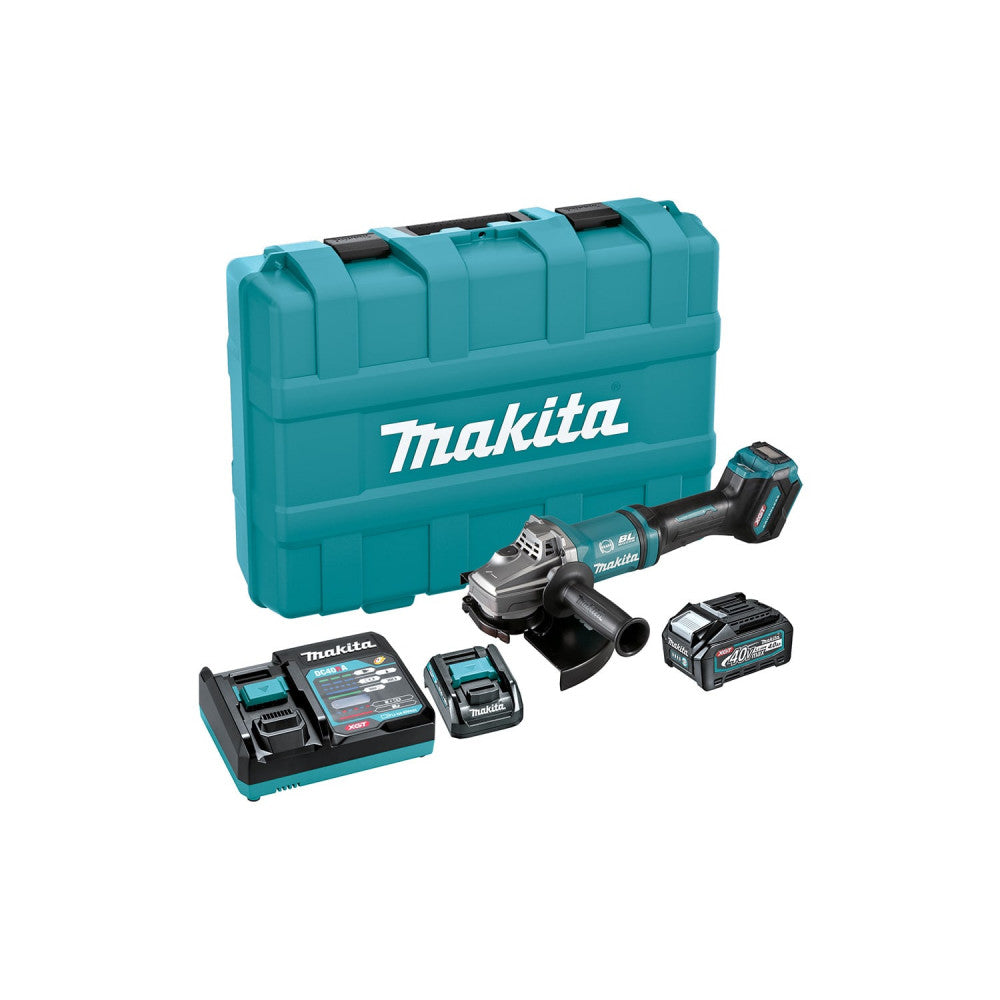 Makita 40Vmax XGT Brushless 230mm (9") Paddle Switch Angle Grinder - KIT