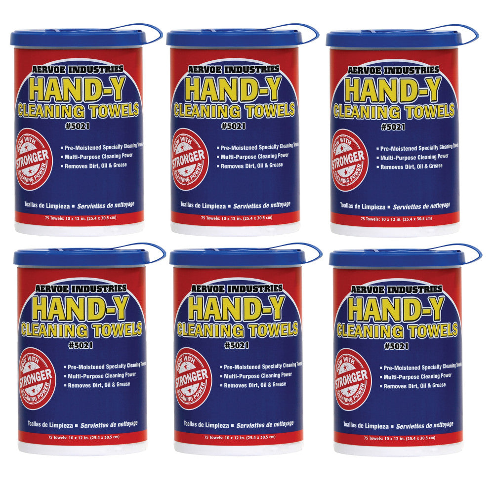 5021 Hand-y Cleaning Towels - 6 Tubs