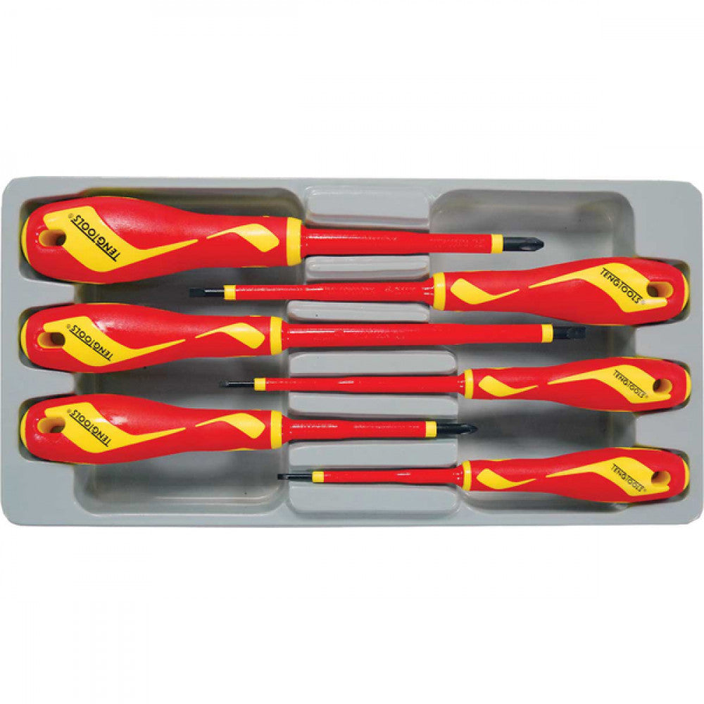Teng 6Pc Md 1000V Vde Flat-Ph Screwdriver Set