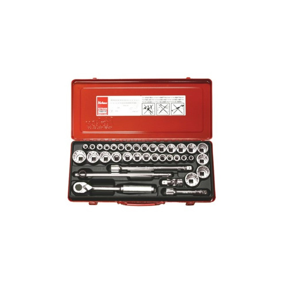 Koken 1/2" Dr Socket Set 36pc 3/8" 1.1/4",10 32mm