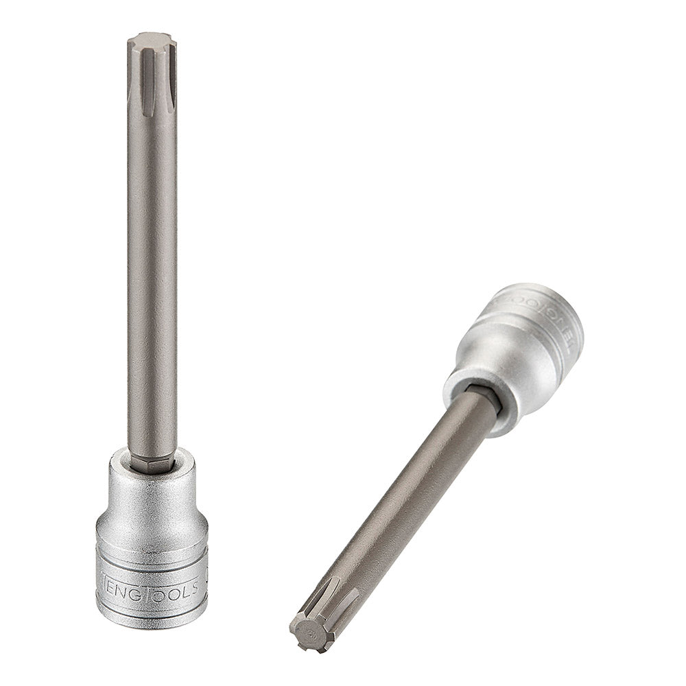 Teng 3/8in Dr. Long Ribe Bit Socket # 08