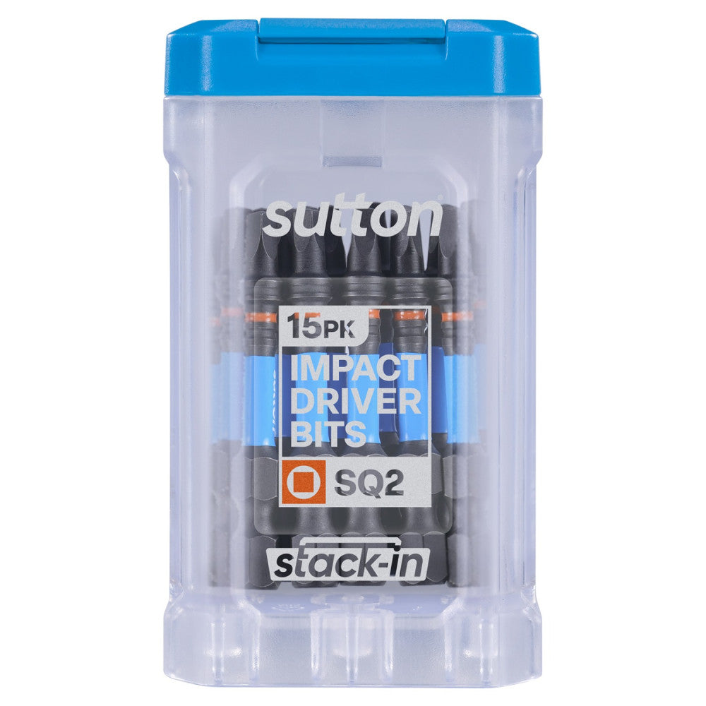 Screwdriver Bit SQ2 50mm 15 Pack