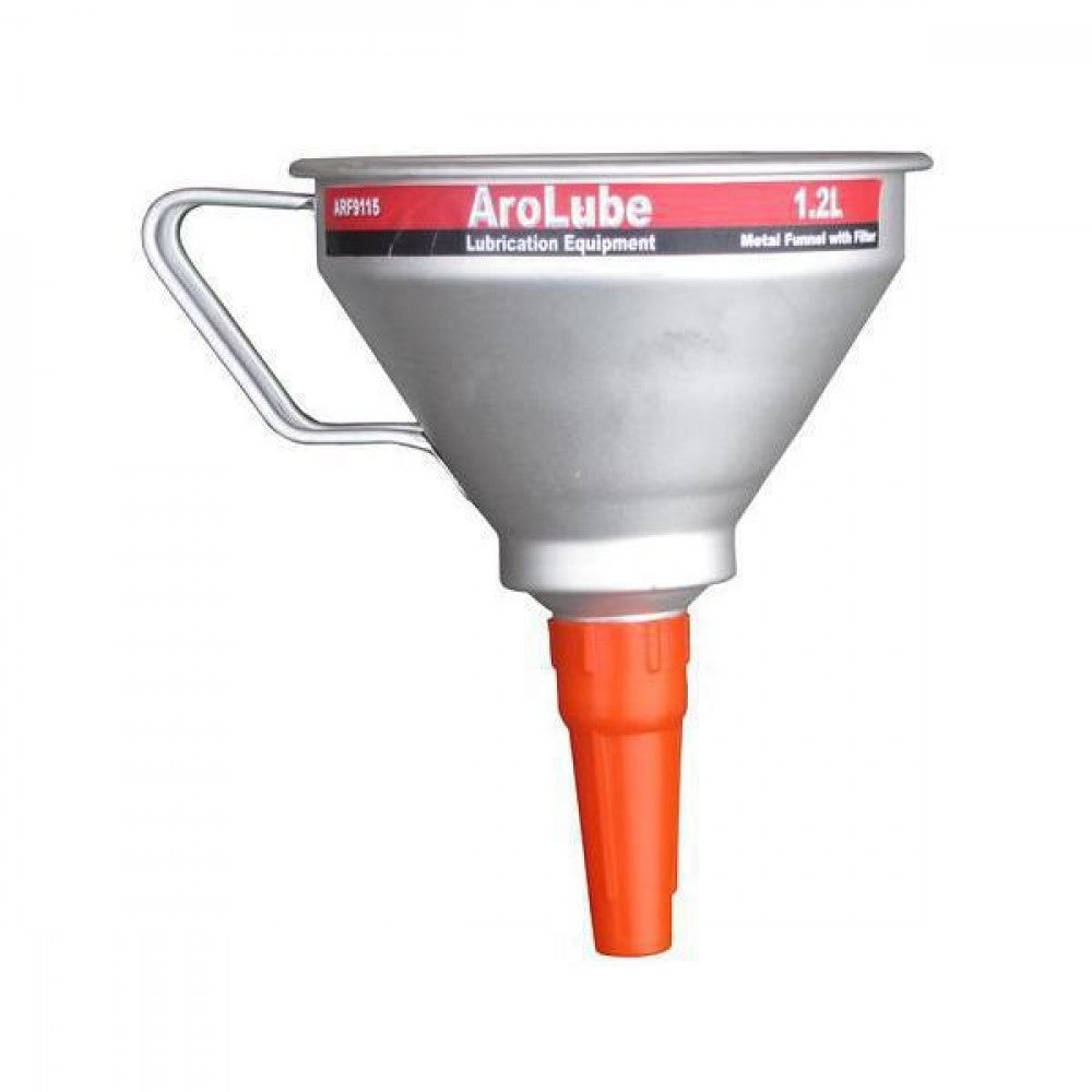 Funnel Metal 1.2ltr With Filter ARF9115 Arolube