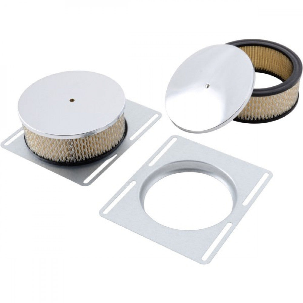 RPC Polished Mr Gasket Style Scoop Finned #5239