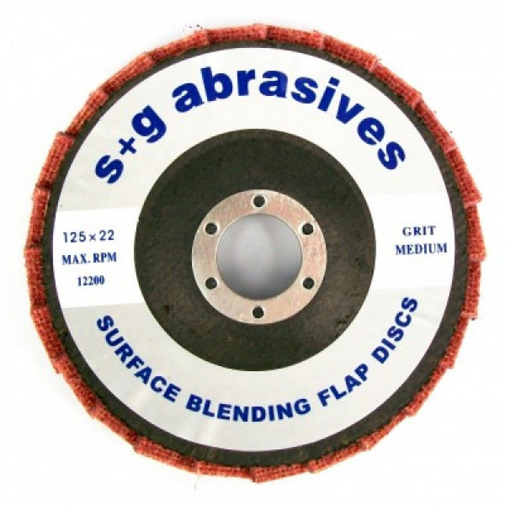 2 Pack Surface Blending Flap Disc 125mm Medium