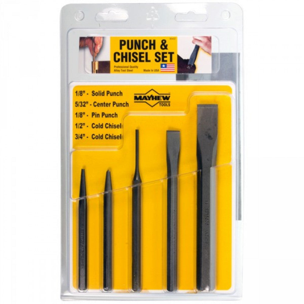 Mayhew Punch & Chisel Set 5 Piece