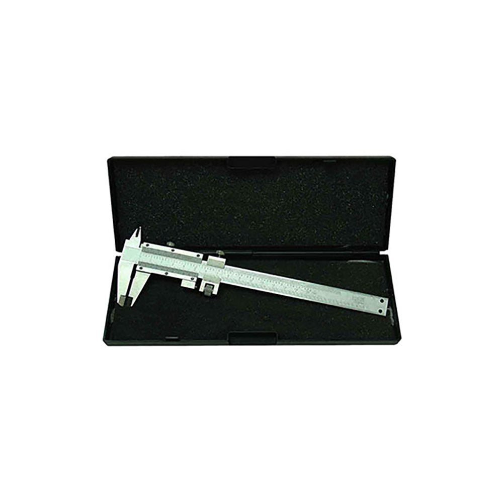 T&E Tools 150mm Vernier Caliper Stainless Steel Fine Adjust