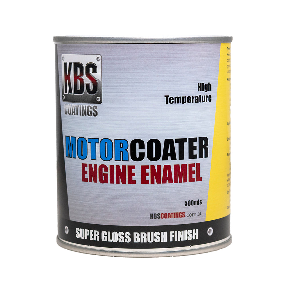 Kbs Engine Enamel Motorcoater Daytona Yellow 500Ml
