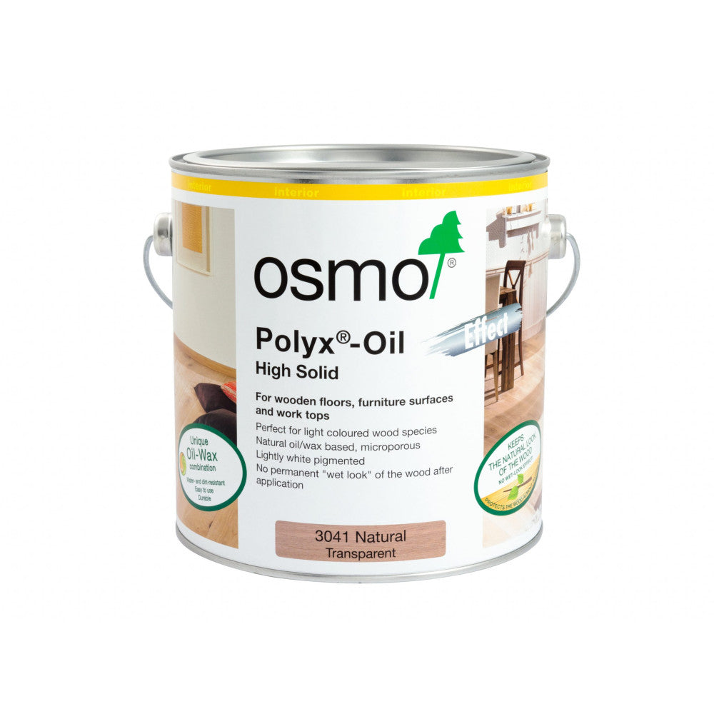 Osmo Polyx Oil Effect - Natural 3041 - 2.5 Litres