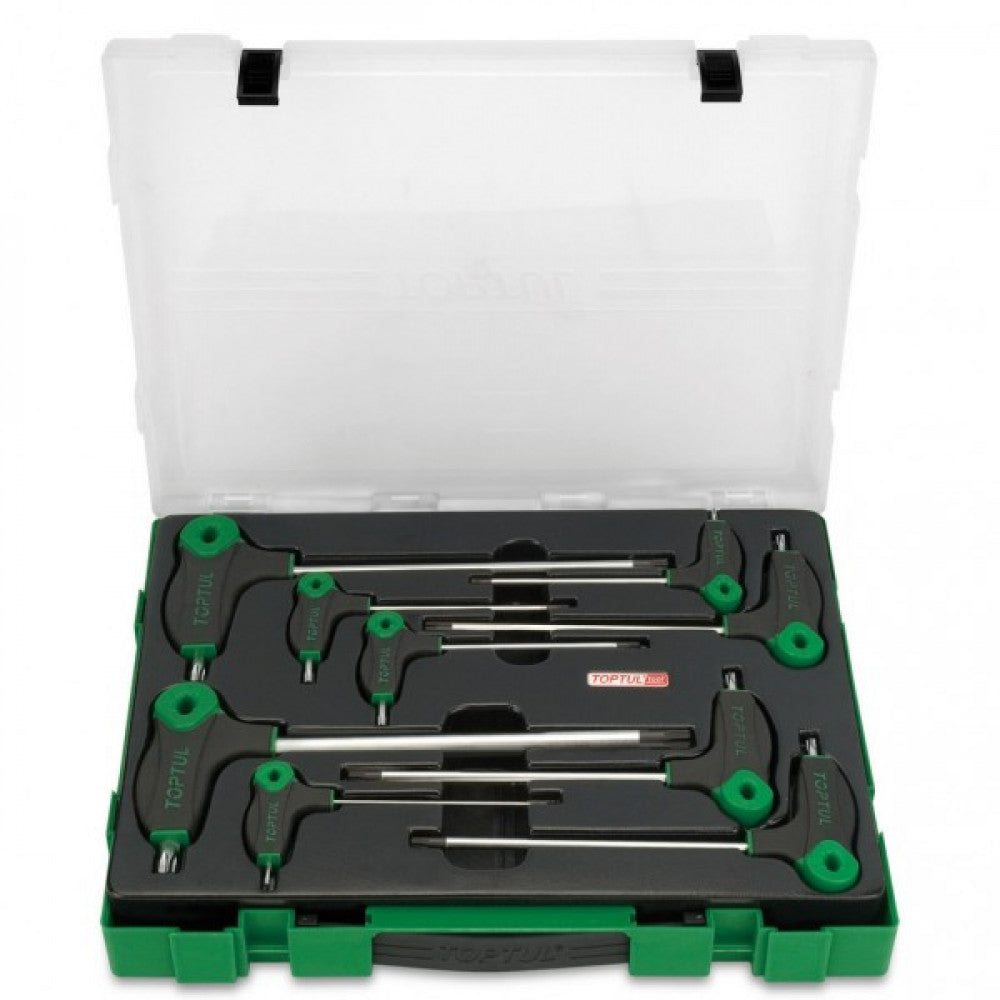 Toptul L-Type Tamperproof Torx Key Wrench Set 9pcs