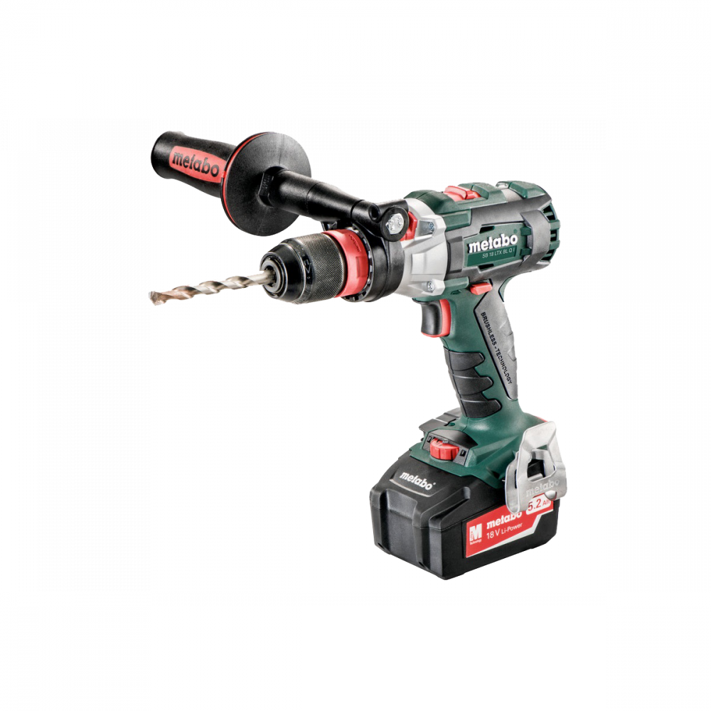 Metabo 18V BL LTX Hammer Drill With Quick Chuck & AntiKickBack 130Nm - BARE TOOL