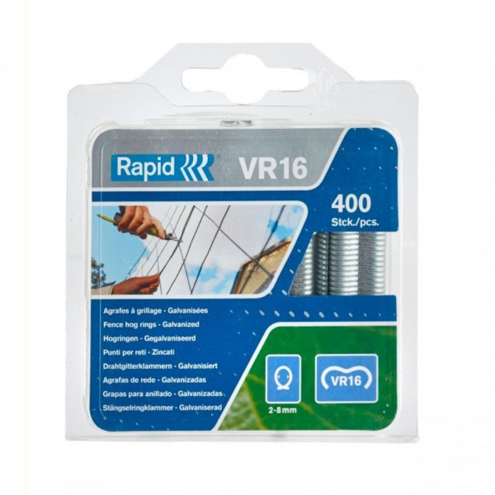 Fence Hog Ring Staples VR16 Galv 400pcs