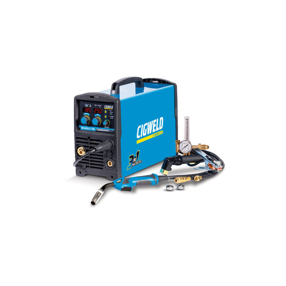 Cigweld 185 Multi Purpose Inverter Welder - W1008185 With Bonus 5kg x 0.8mm Wire