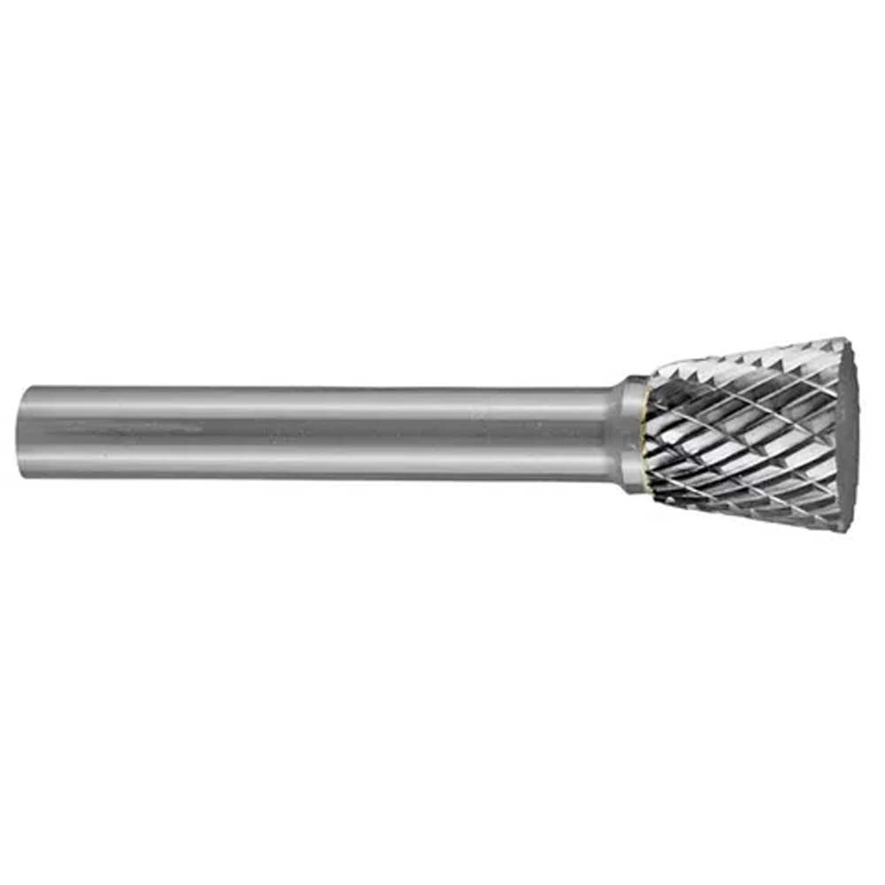 Holemaker Carbide Burr 1/2 x 1/2 x 1/4inch Inverted Cone