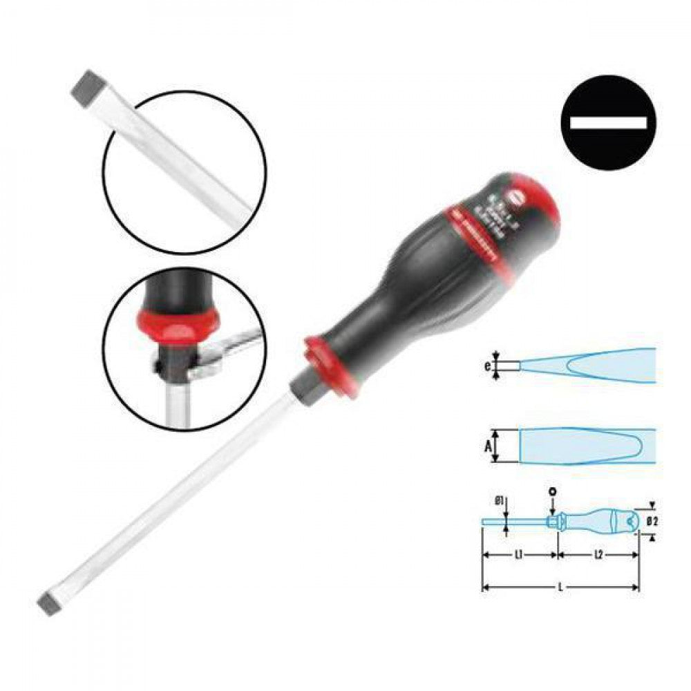Flat Screwdriver Protwist 6,5 x 200mm Facom AT6,5X200