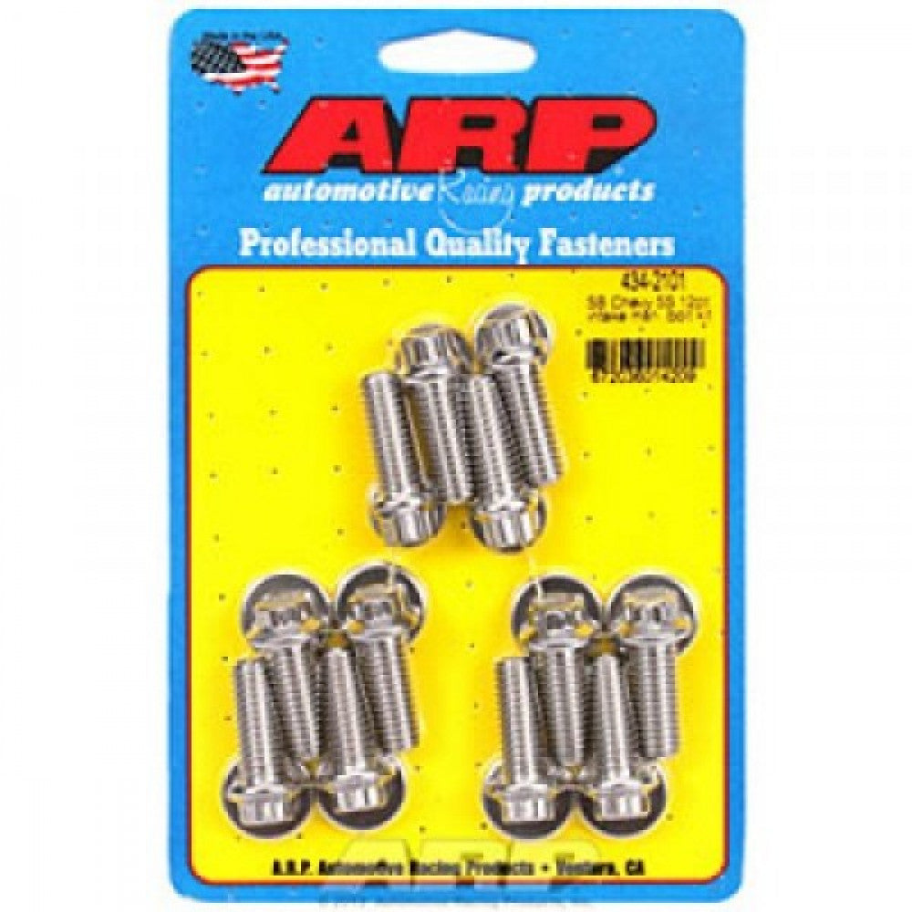Arp Intake Manifold Bolt Kit, 12-Point Head S/S Suit SB Chev #ARP434-2101