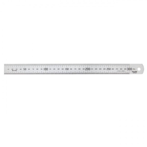 Rule 600mm/24" x 30mm Metric Imperial Double Sided Toledo 60024