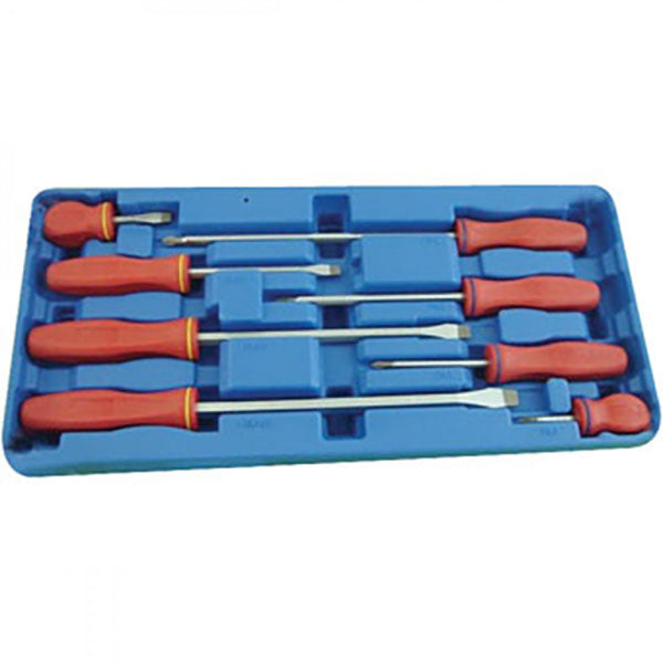 Genius 8Pc Slotted And Phillips Screwdriver Set