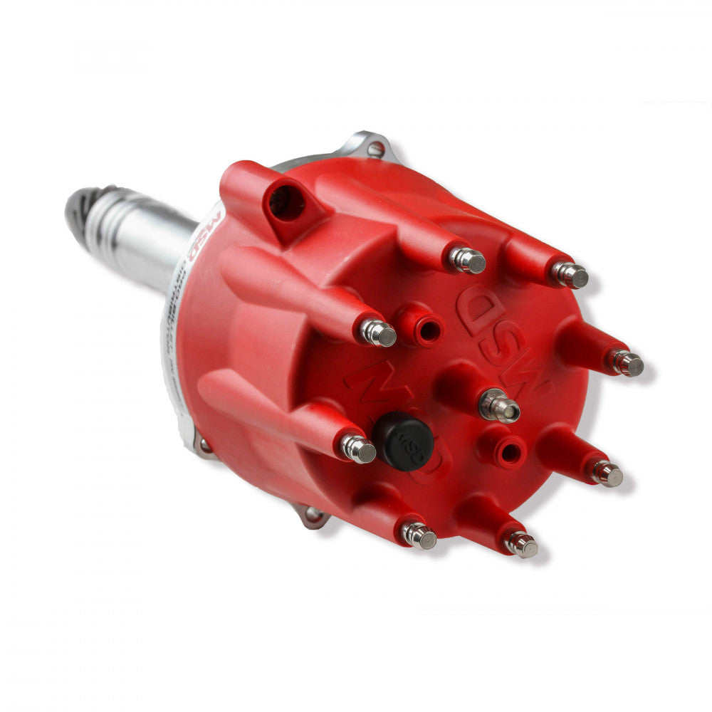 MSD Ignition Pro-Billet Distributor For Chevy Big/Small Block V8 Red Cap