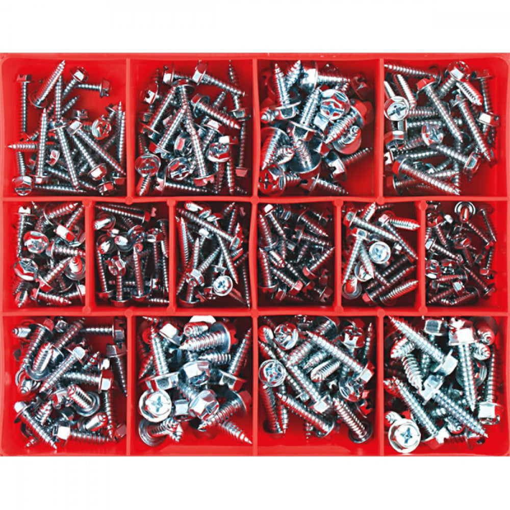 Champion 350Pc Hex Head Self Tapping Screw Assortm