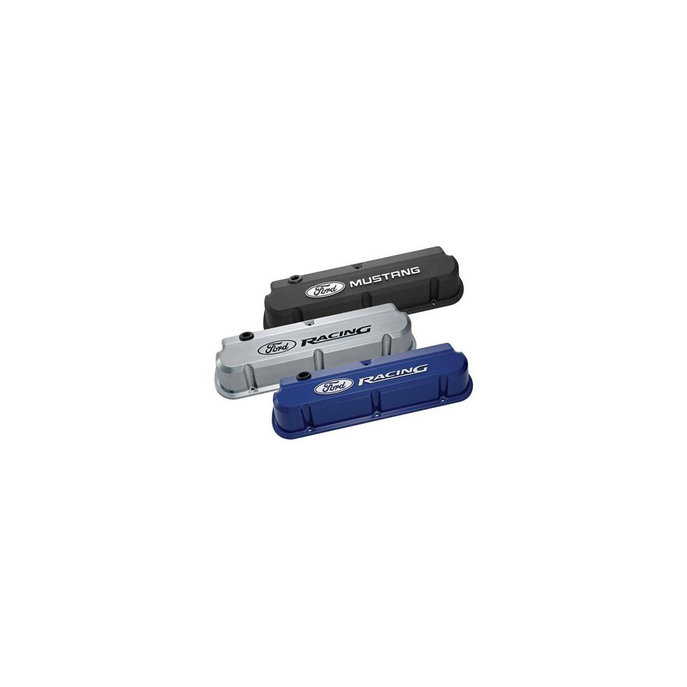 Proform Valve Covers, Cast Alum Black Ford Racing Ford 289, 302, 351W #302-135
