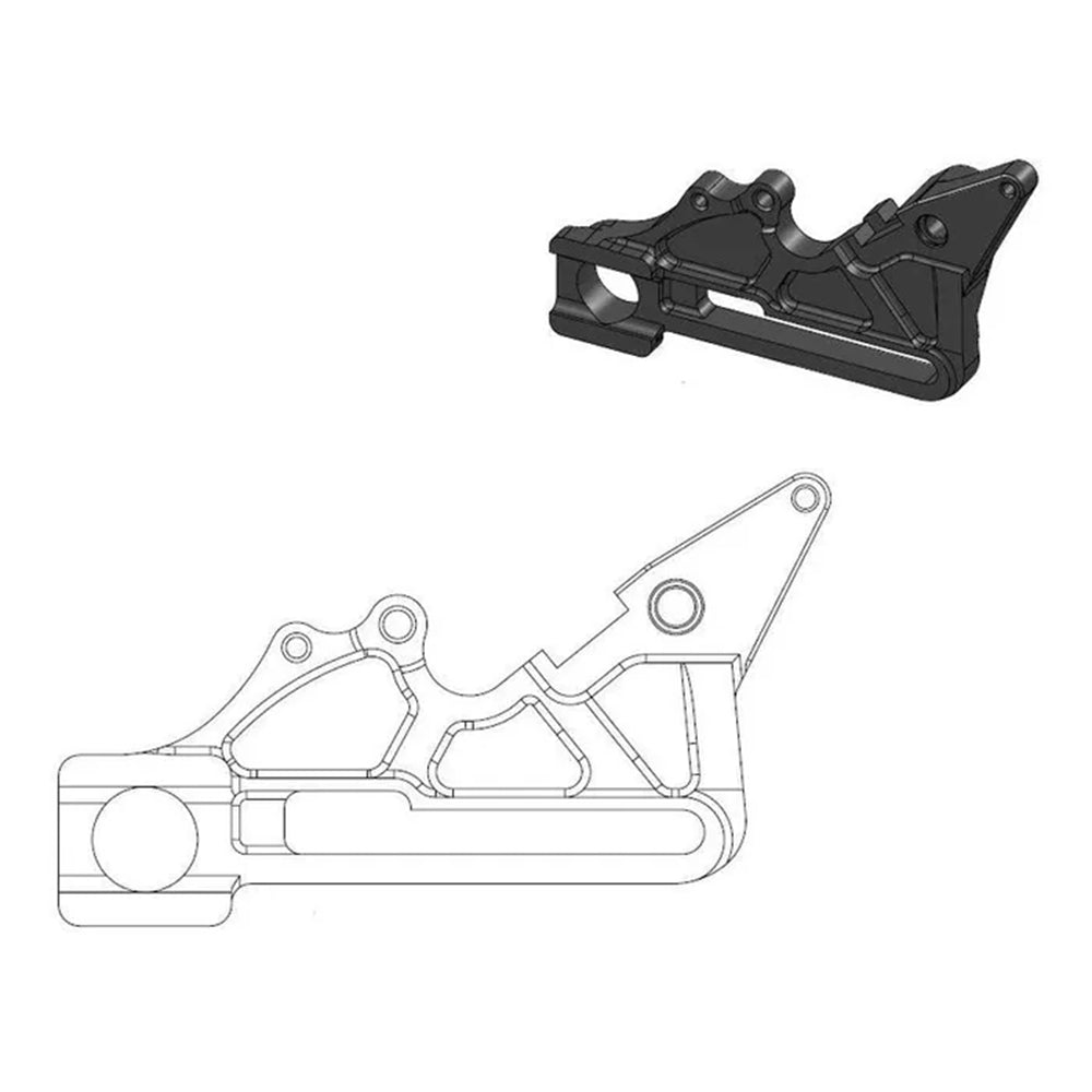 Rear Brake Adaptor Oversize Moto Master Husqvarna TC125 TC250 Fc250 Fc350 Fc450