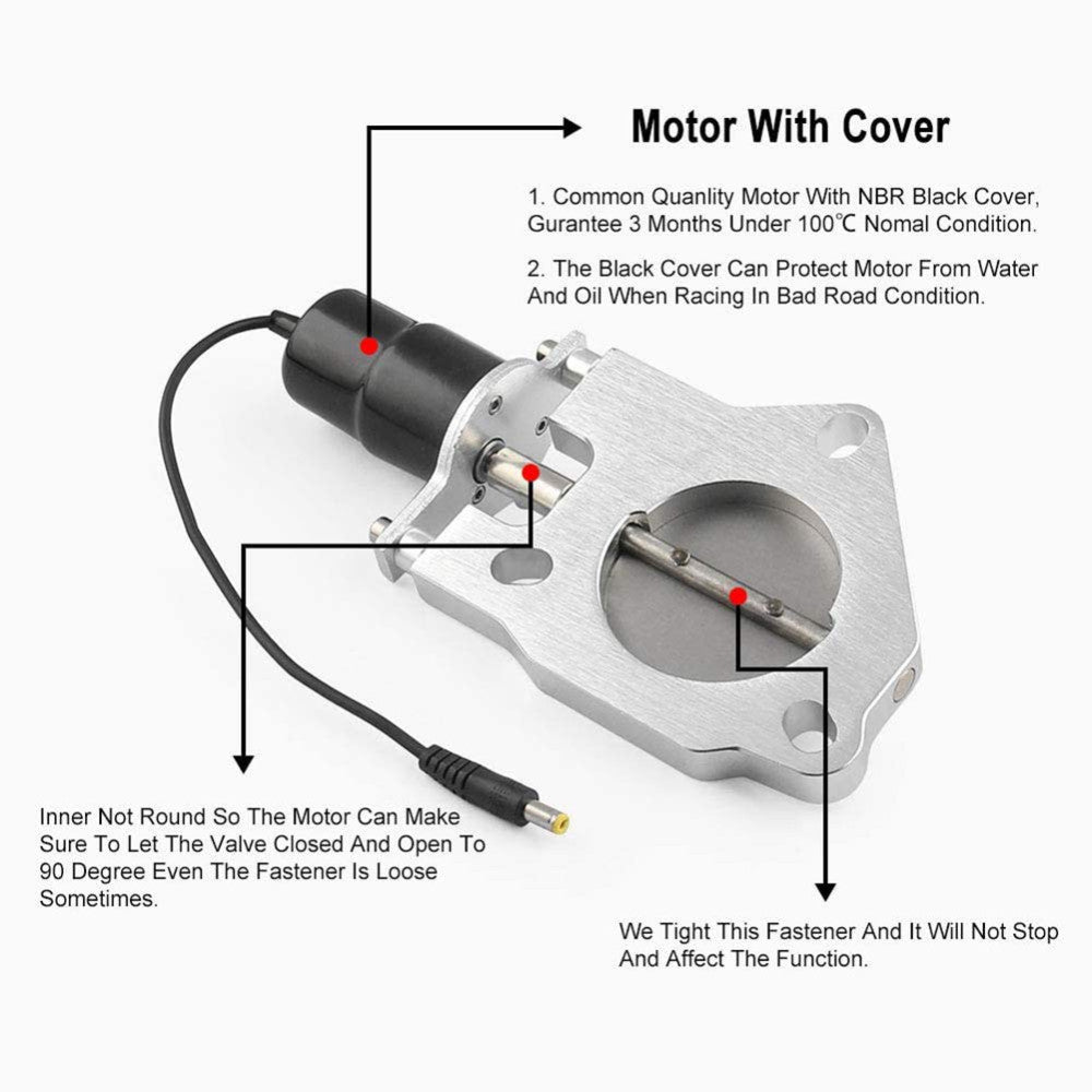 Afterburner Exhaust Cut Outs 3 Inch Electric Motor#2303MOTOR