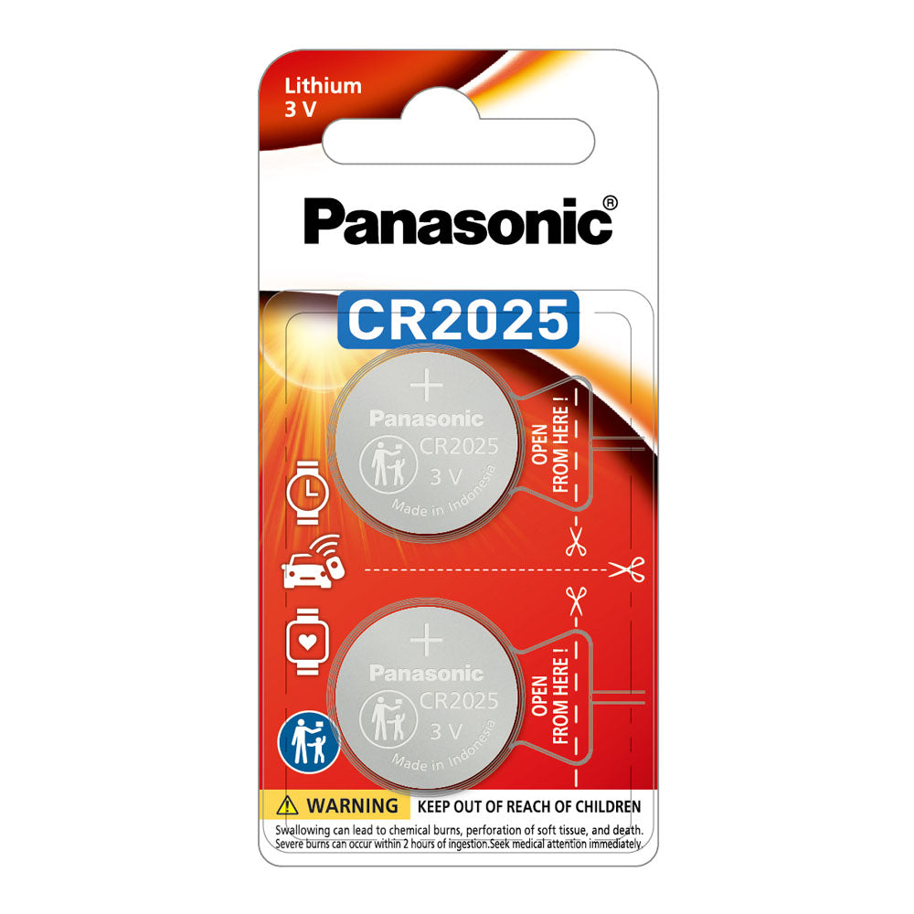 Panasonic 3V Lithium Coin Cell Battery (20mm x 2.5)