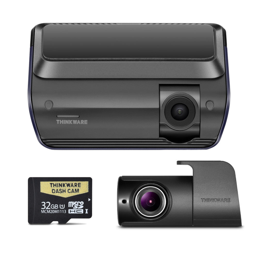Thinkware Q1000 2K QHD Front & Rear Dash Cam Kit - 32GB
