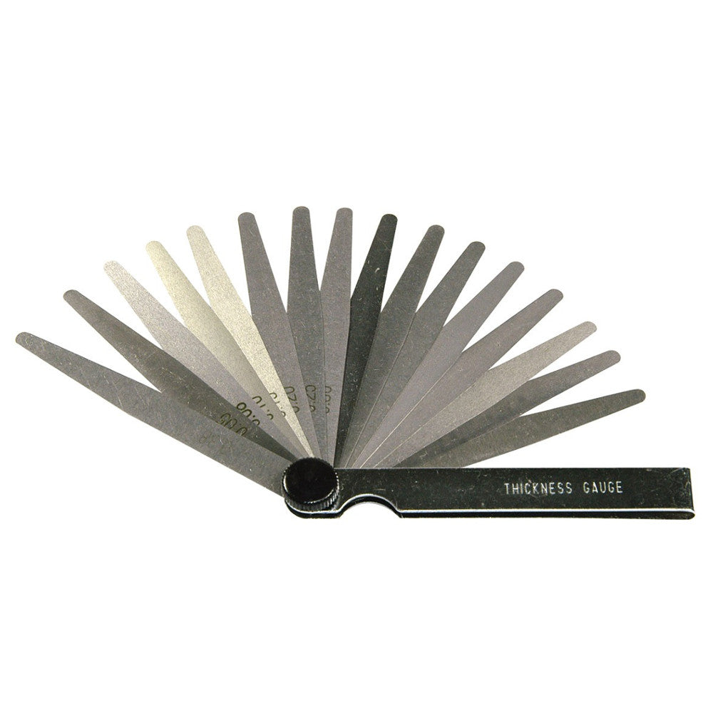 Feeler Gauge 16 Blade 301160 0.05mm-0.38mm / 0.002"-0.015"