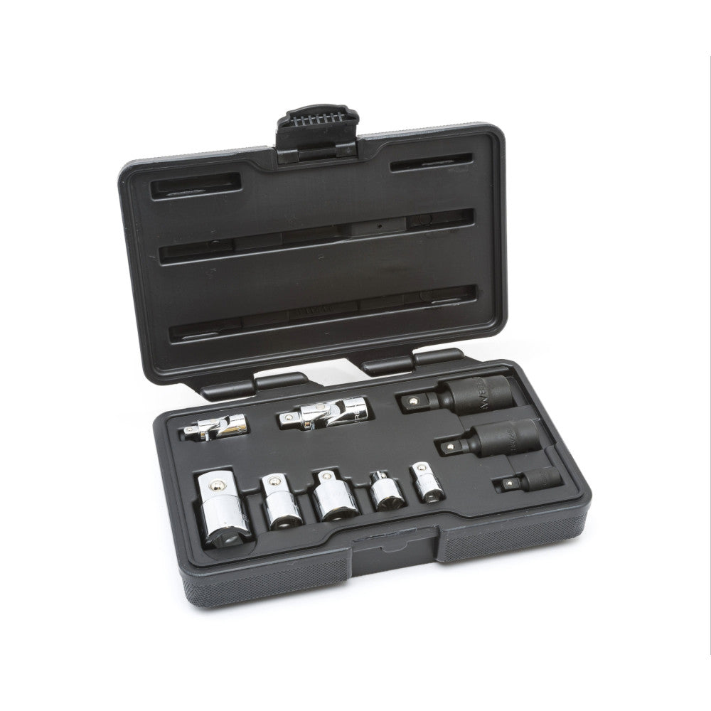 GEARWRENCH 10Pc 1/4in., 3/8in. & 1/2in. Drive Universal Joint & Adapter Set