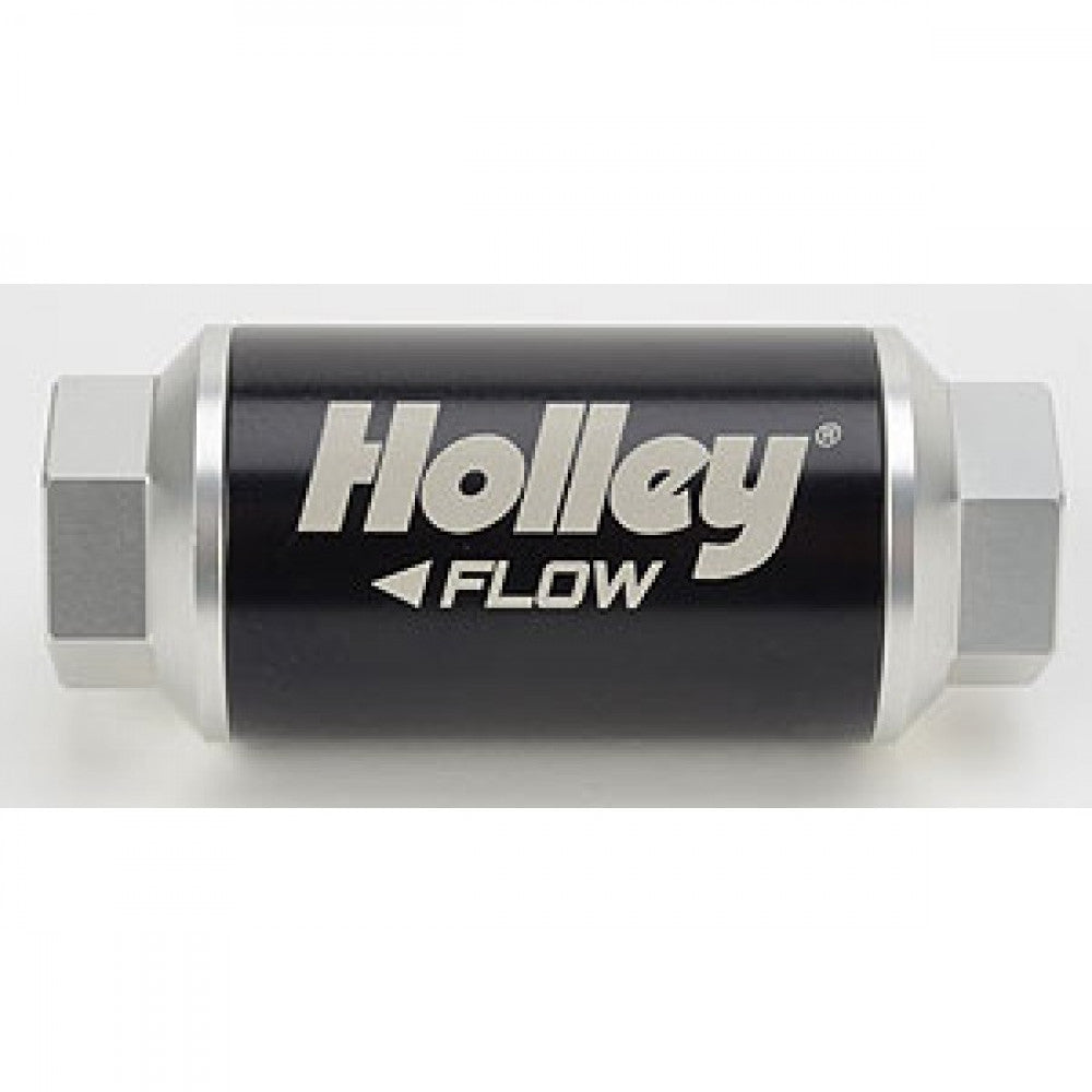 Holley Fuel Filter Billet 175 GPH 100 Mic Each#162-553