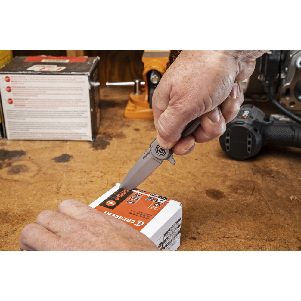 Crescent Low Profile Frame Lock Knife