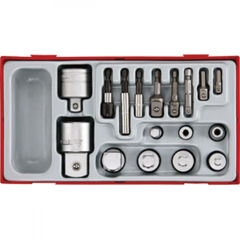 Teng 17Pc Multi-Drive Adaptor Set - Tc-Tray