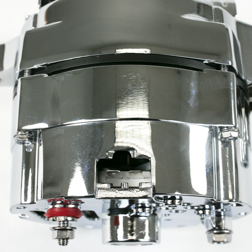 TSP Ford Alternator 1G Style 110 Amp Chrome #ES1031C