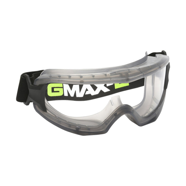 Gmax-E Impact Eye Protection Vented Goggle, Clear Lens