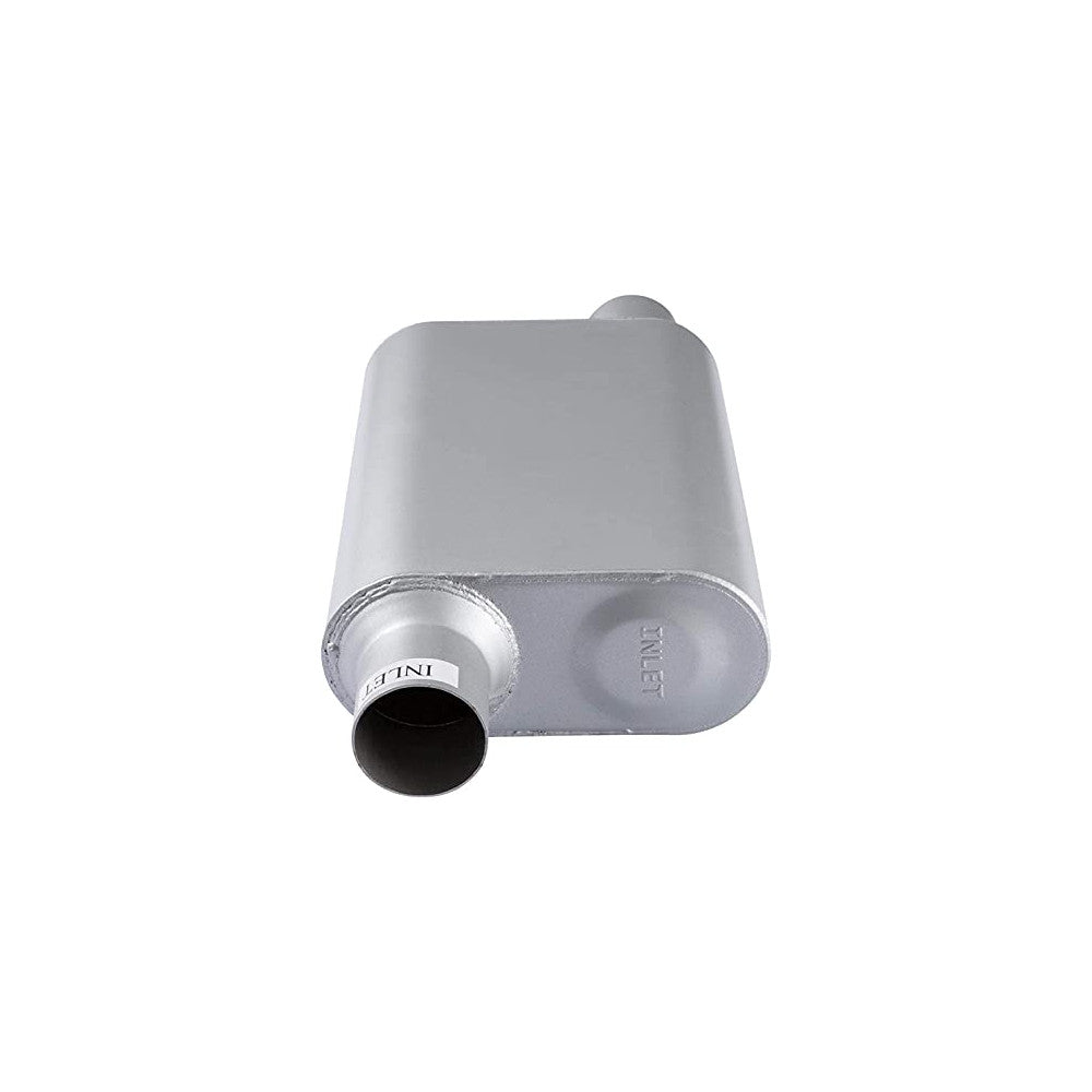 AFTERBURNER Universal 2 Chamber 2.50 Offset In/2.50 Offset Out Muffler#ABE42543