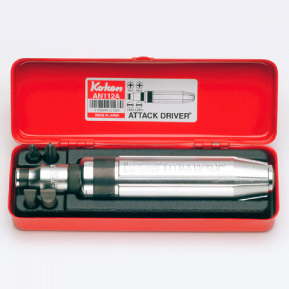 Koken 1/2" Dr Attack Driver Knurled Handle - 6pc