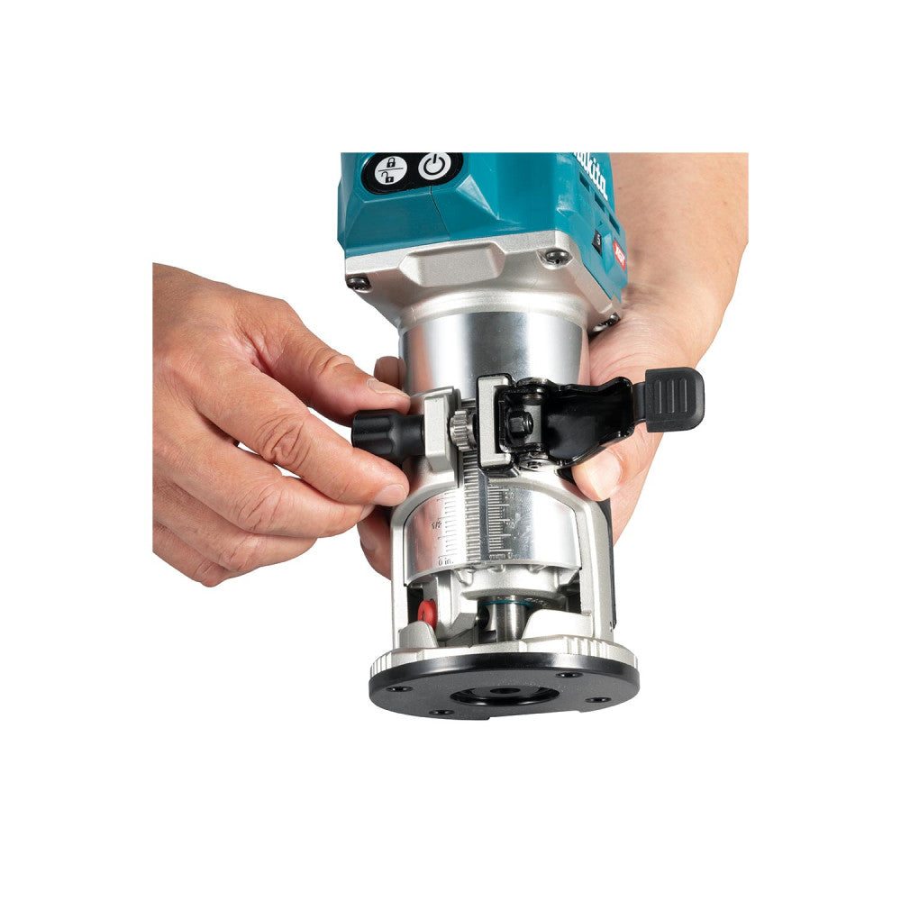 Makita 40Vmax XGT Brushless *AWS , Base, Plunge Base & Laminate Trimmer Kit