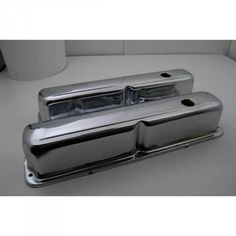 TSP Valve Covers Ford FE 58-76 Chrome Pair#TSP8543