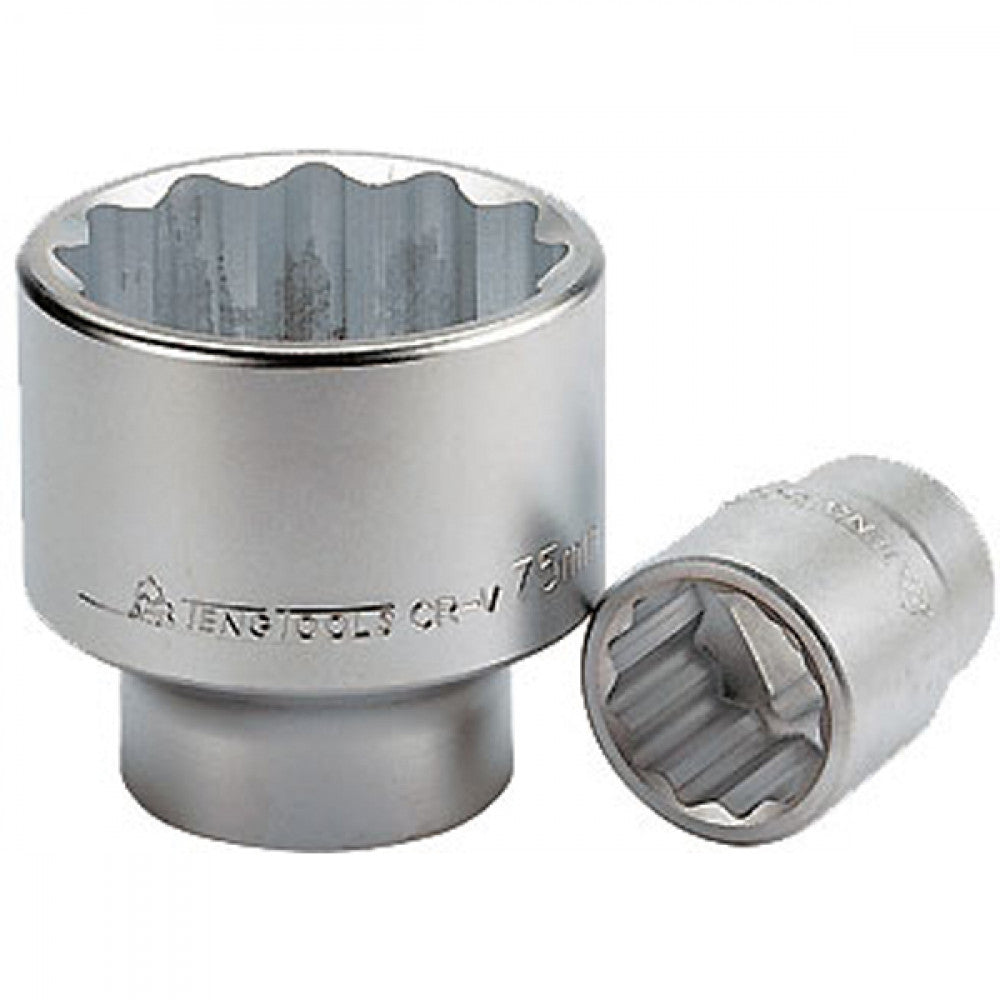 Teng 1in Dr. Socket 75mm 12Pnt