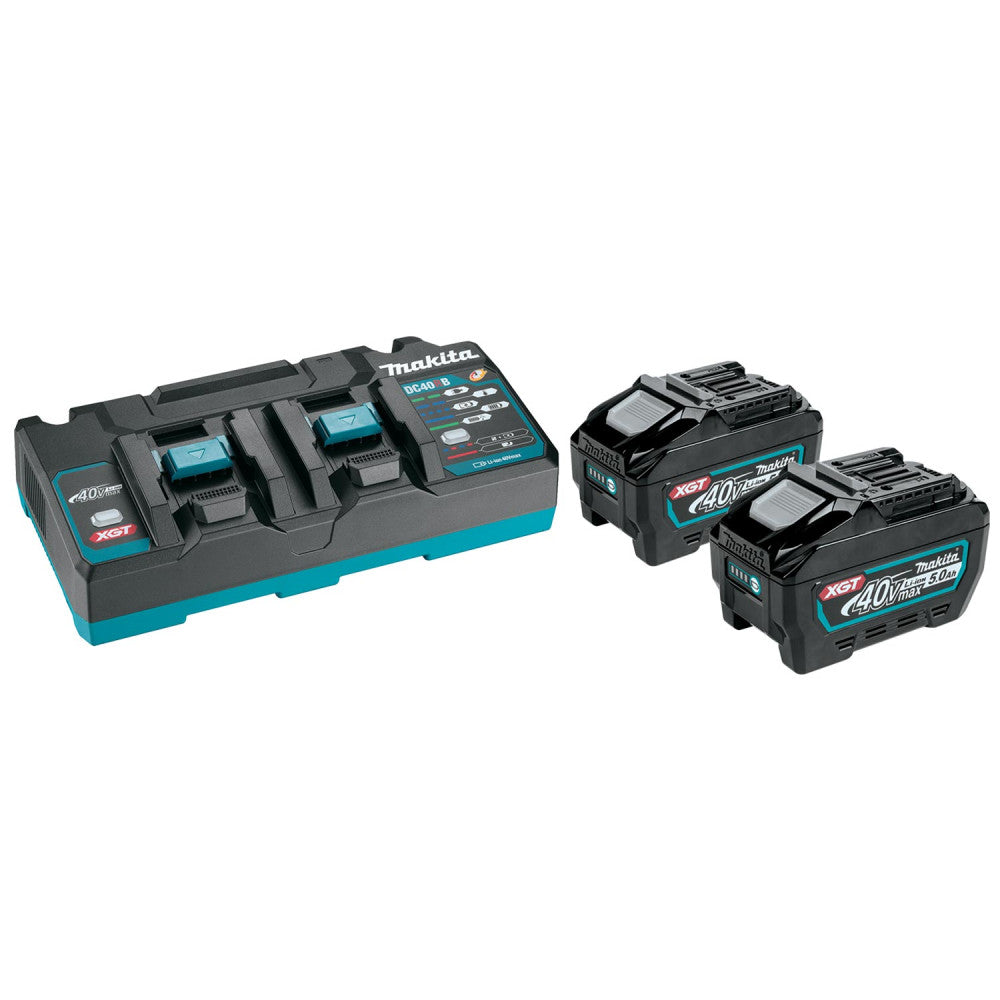 Makita 40Vmax XGT Battery And Charger Starter Pack (5.0Ah) 1913Y7-1