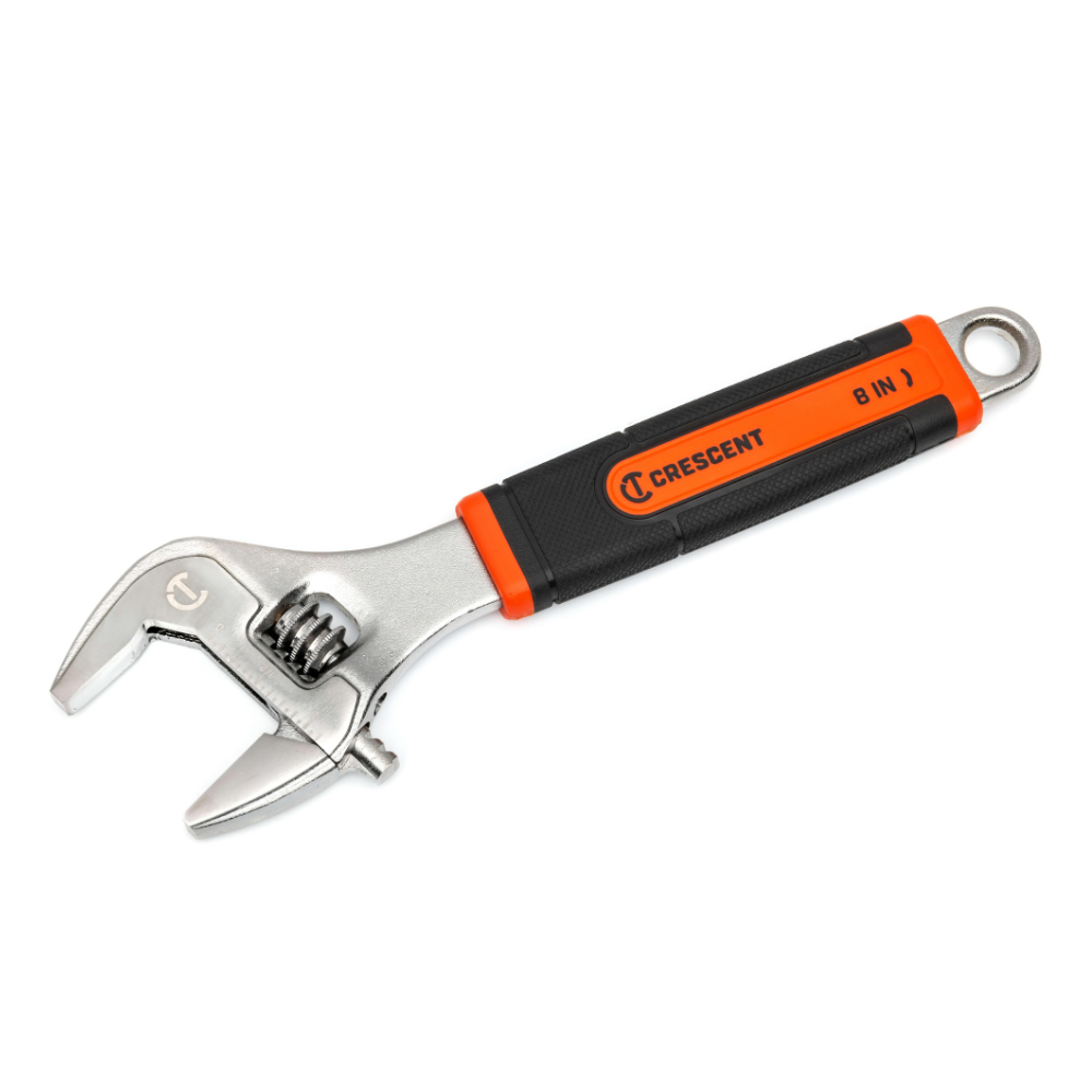Crescent 8 Inch Adjustable Wrench With Quick-Fit-Jaw