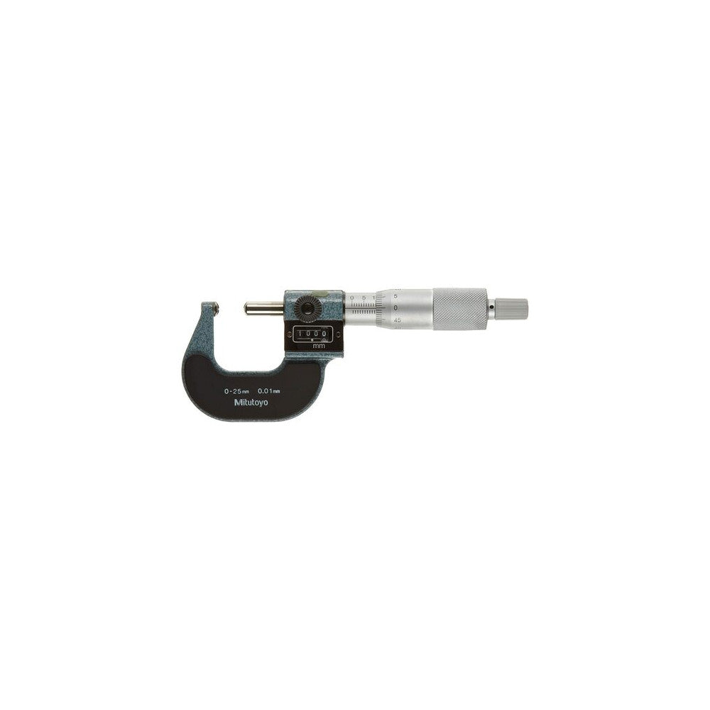 Mitutoyo Digit Tube Micrometer 0-25mm x 0.01mm Spherical Spindle