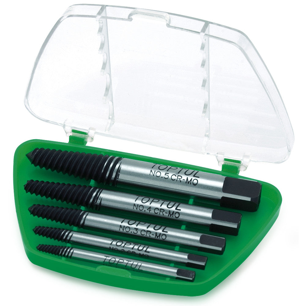 Screw Extractor Set 5pc 1/8"- 9/16"