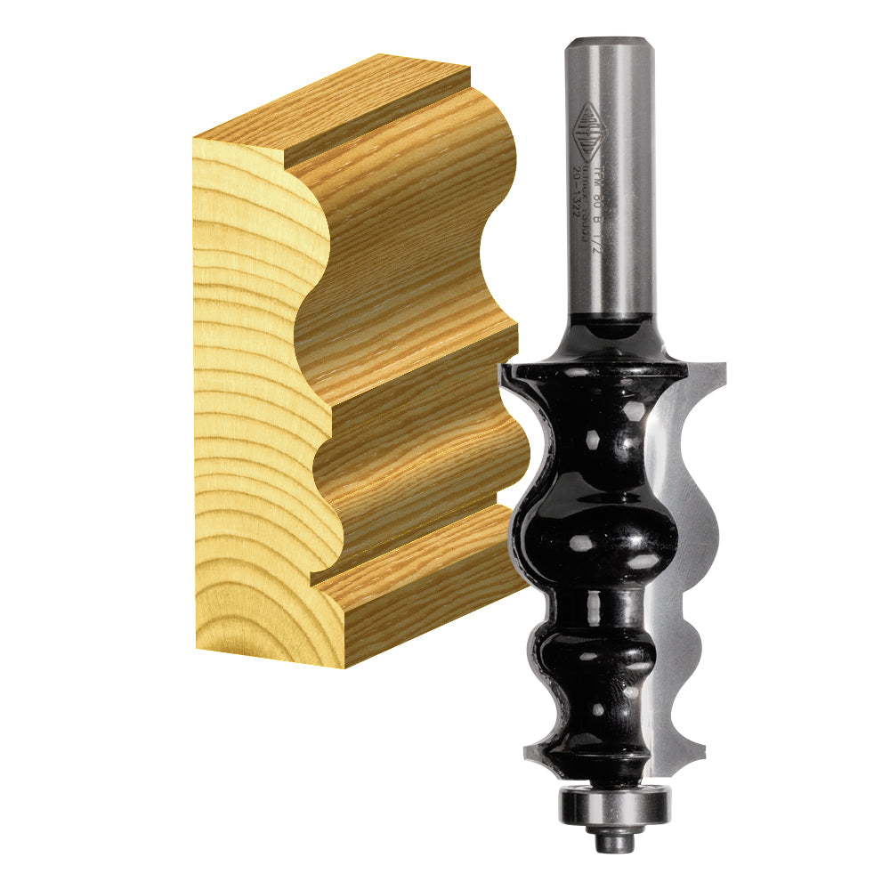 Face Moulding Bit 1.1/4 TCT 1/2 SHK W/BEAR